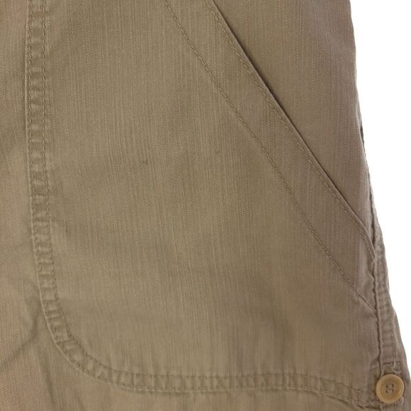 Tommy Hilfiger Khaki Rolled Up Shorts Womens Size 12 - Picture 13 of 16